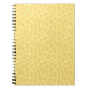 Gelbe Giraffe Print Notizblock