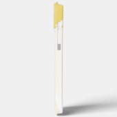 Gelbe Girl Big Afro weiße Sonnenbrille Case-Mate iPhone Hülle (Rückseite / Links)