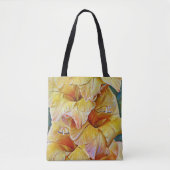 Gelbe Gladiolus Blume Tasche (Vorderseite)