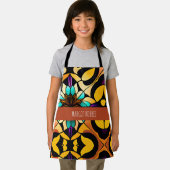 Gelbe Glasseidenblumen Mosaikmuster Schürze (Insitu)