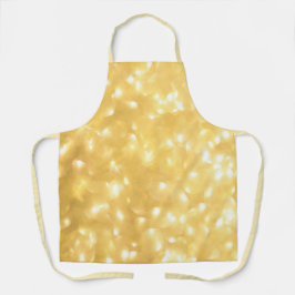 Gelbe, glatte, überdruckte Schürze