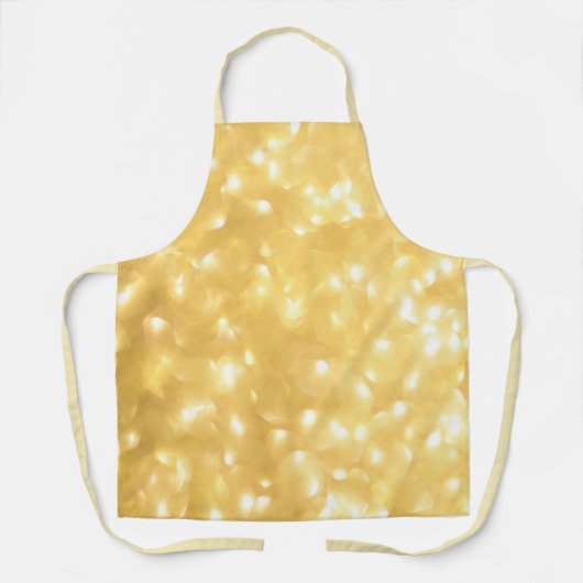 Gelbe, glatte, überdruckte Schürze (Vorderseite)