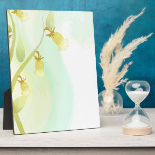 Gelbe Glocken Watercolor Wash Fotoplatte