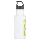 Gelbe Glocken Watercolor Wash Trinkflasche (Rückseite)