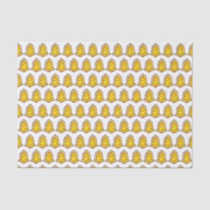 Gelbe Glockensprinklen Keksfeste Weihnachten Seidenpapier