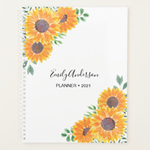 Gelbe Goldblume Personalisiert 2021 Planer