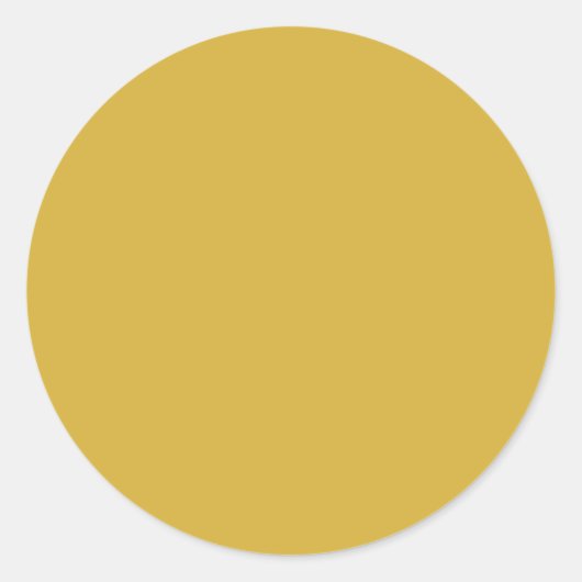Gelbe goldene Hintergrundfarbe Runder Aufkleber (Vorderseite)