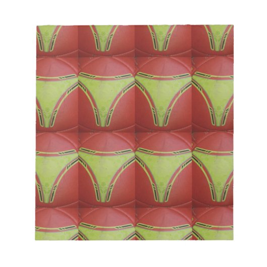 Gelbe goldene Kurven.JPG Notizblock (Vorderseite)