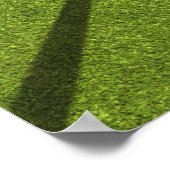 Gelbe Goldflagge Poster (Ecke)