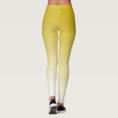 Gelbe Gradient Custom Leggings (Rückseite)