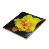 Gelbe Granatapfel-Blume Fliese (Seite)