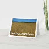 Gelbe Graslandschaft Karte (Vorderseite)