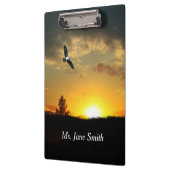 Gelbe Graswiese-Zwischenablage Klemmbrett (Links)