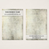 Gelbe graue Grunge Ohrring-Display-Karten (Vorne & Hinten)