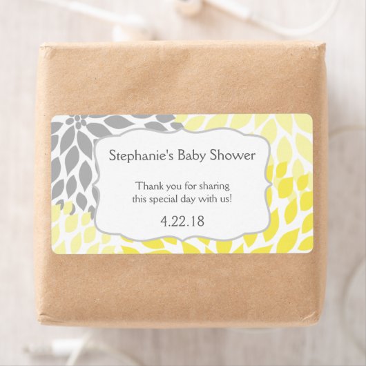 Gelbe graue Mums Wasser Flasche Gefallen (Insitu)