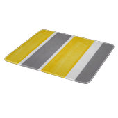 Gelbe graue Streifen - Moderne 2 Schneidebrett (Ecke)