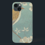 Gelbe, graue und beige Vögel auf einem Zweig Case-Mate iPhone Hülle<br><div class="desc">Chariklia Zarris ist bekannt für ihre abstrakten Kunstwerke. In diesem zeichn eines Vogelprofils auf blauem aquamarinem Hintergrund hat sie die Einfachheit des Vogels erfunden. Die weißen Blume fügen eine romantische Touch hinzu. Passen Sie Ihr liebstes Zazzle-Produkt mit diesem schönen Bild an.</div>