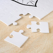 Gelbe Gravur der Seerosen Puzzle (Seite)