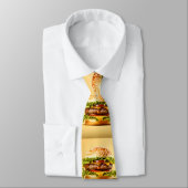 Gelbe große Hamburger Krawatte (Gebunden)