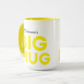 Gelbe Große Tasse | Große Tasse | Script-Individue (Vorderseite Links)