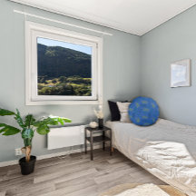 Gelbe grüne Blätter blau