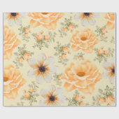 Gelbe grüne Farbe Geschenkpapier (Flach)