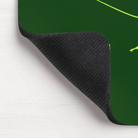 Gelbe grüne Grille Mousepad (Ecke)