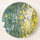 Gelbe Grüne Natur Getränkeuntersetzer (Vorne)