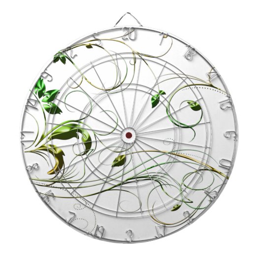 Gelbe grüne Reben Dartscheibe (vorne)