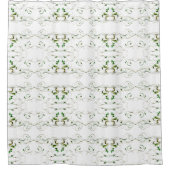 Gelbe grüne Reben Duschvorhang (Vorderseite)