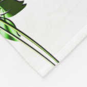 Gelbe grüne Reben Fleecedecke (Ecke)