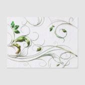 Gelbe grüne Reben Seidenpapier (Vorderseite)