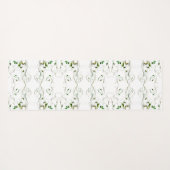 Gelbe grüne Reben Yogamatte (Rückseite (Horizontal))