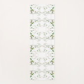 Gelbe grüne Reben Yogamatte (Vorderseite)