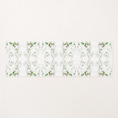 Gelbe grüne Reben Yogamatte (Vorderseite (Horizontal))