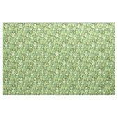 Gelbe grüne Rose Blumenkohl-Blume Stoff (Yard (91,4 cm))