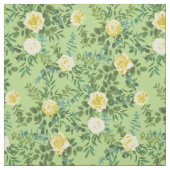 Gelbe grüne Rose Blumenkohl-Blume Stoff (Muster)