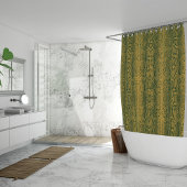 Gelbe grüne Schlange Hautfarbe Duschvorhang