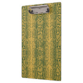 Gelbe grüne Schlange Hautfarbe Klemmbrett (Links)