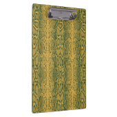 Gelbe grüne Schlange Hautfarbe Klemmbrett (Rechts)