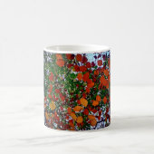Gelbe, grüne und braune Blätter Kaffeetasse (Mittel)