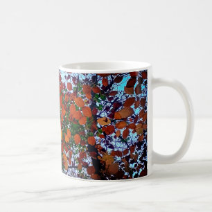 Gelbe, grüne und braune Blätter Kaffeetasse