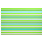 Gelbe, grüne, waldgrüne und zyanfarbene Linien Stoff (Fat Quarter (45,7 x 55,9 cm))