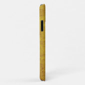 Gelbe Grunge Textur Case Mate Barely There (Hinten/Rechts)