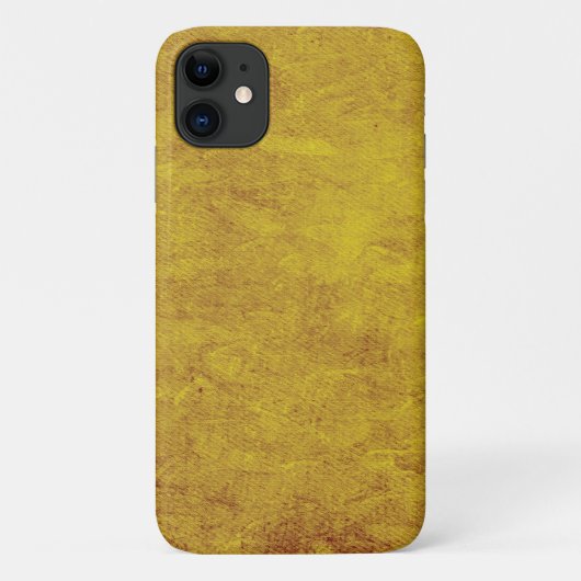 Gelbe Grunge Textur Case Mate Barely There (Rückseite)