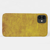 Gelbe Grunge Textur Case Mate Barely There (Rückseite (Horizontal))