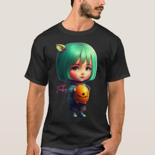 Gelbe Gummi-Regenstiefel T-Shirt