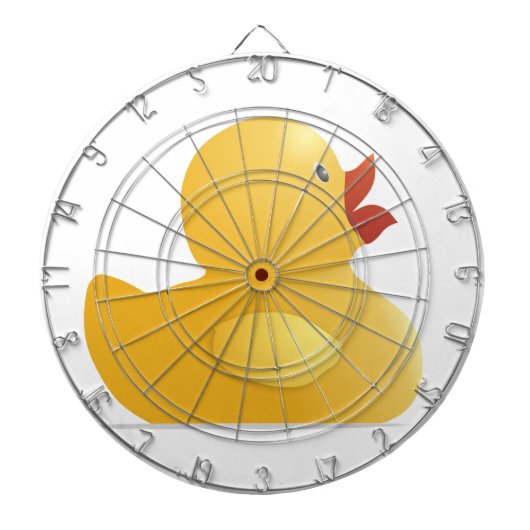 Gelbe Gummiente Dartscheibe (vorne)