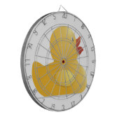 Gelbe Gummiente Dartscheibe (Vorderseite Links)