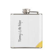 Gelbe Gummiente Duckface Flachmann (Rückseite)